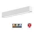 Sinclair - Plafoniera LED LSM LED/40W/230V 3000K/4000K/5000K 120 cm argento