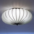SIRU - Plafoniera ACCADEMIA 3xE27/60W/230V bianco/nero Vetro veneziano