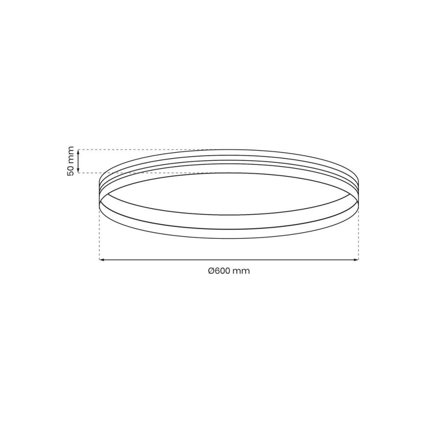 Sistema a binario MAGNETIC TRACK d. 60 cm nero