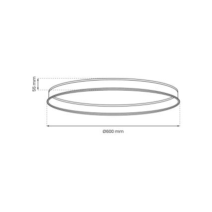 Sistema a binario MAGNETICO d. 60 cm nero