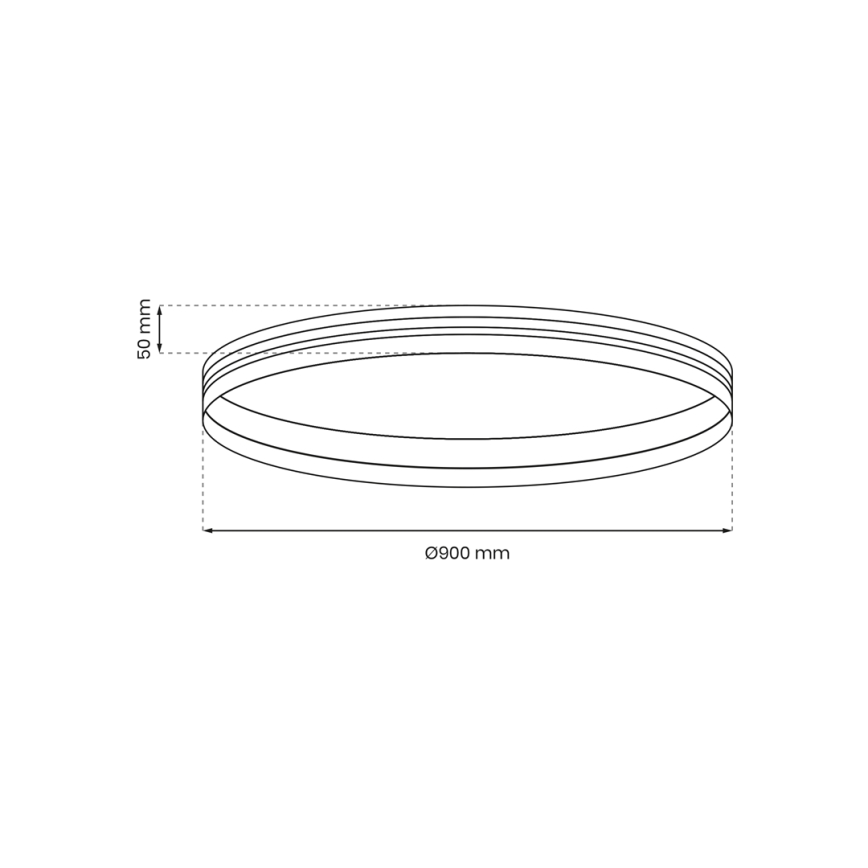Sistema a binario MAGNETICO d. 90 cm nero