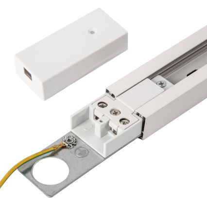 Sistema a binario Monofase TRACK 2 m bianco