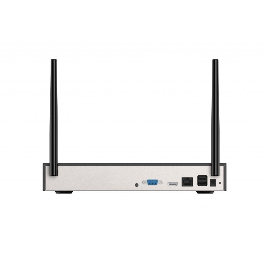 Sistema di videosorveglianza intelligente + 4x telecamere dotate di sensore 2K+, alimentazione 12V, IP65, Wi‑Fi Tuya