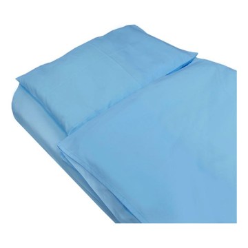 SkinPro Silver - Fodera antibatterica per cuscino 40x60 cm, blu