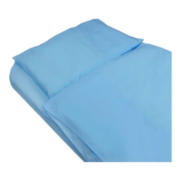 SkinPro Silver - Lenzuolo antibatterico 90x200 cm blu