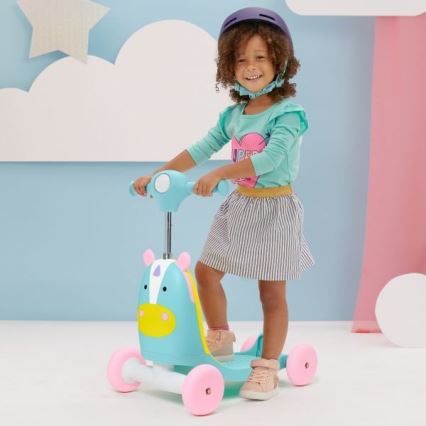 Skip Hop - Bici a spinta 3in1 ZOO unicorno 3xAAA