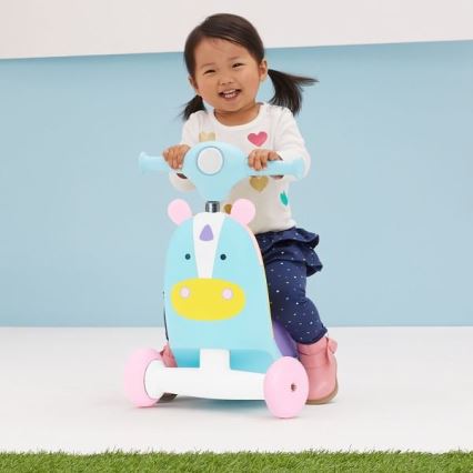 Skip Hop - Bici a spinta 3in1 ZOO unicorno 3xAAA