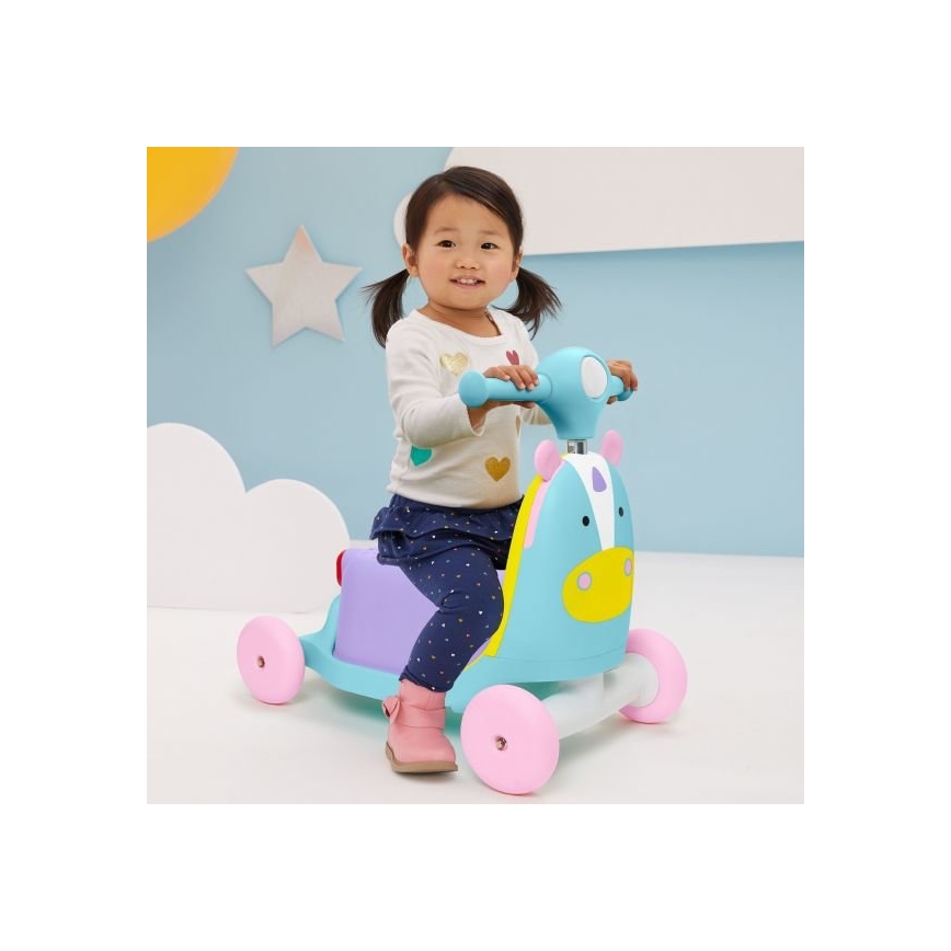 Skip Hop - Bici a spinta 3in1 ZOO unicorno 3xAAA