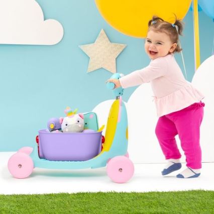 Skip Hop - Bici a spinta 3in1 ZOO unicorno 3xAAA