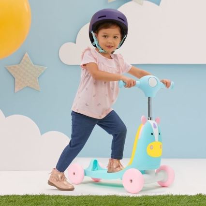 Skip Hop - Bici a spinta 3in1 ZOO unicorno 3xAAA