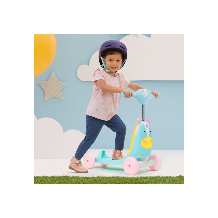 Skip Hop - Bici a spinta 3in1 ZOO unicorno 3xAAA
