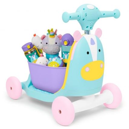 Skip Hop - Bici a spinta 3in1 ZOO unicorno 3xAAA