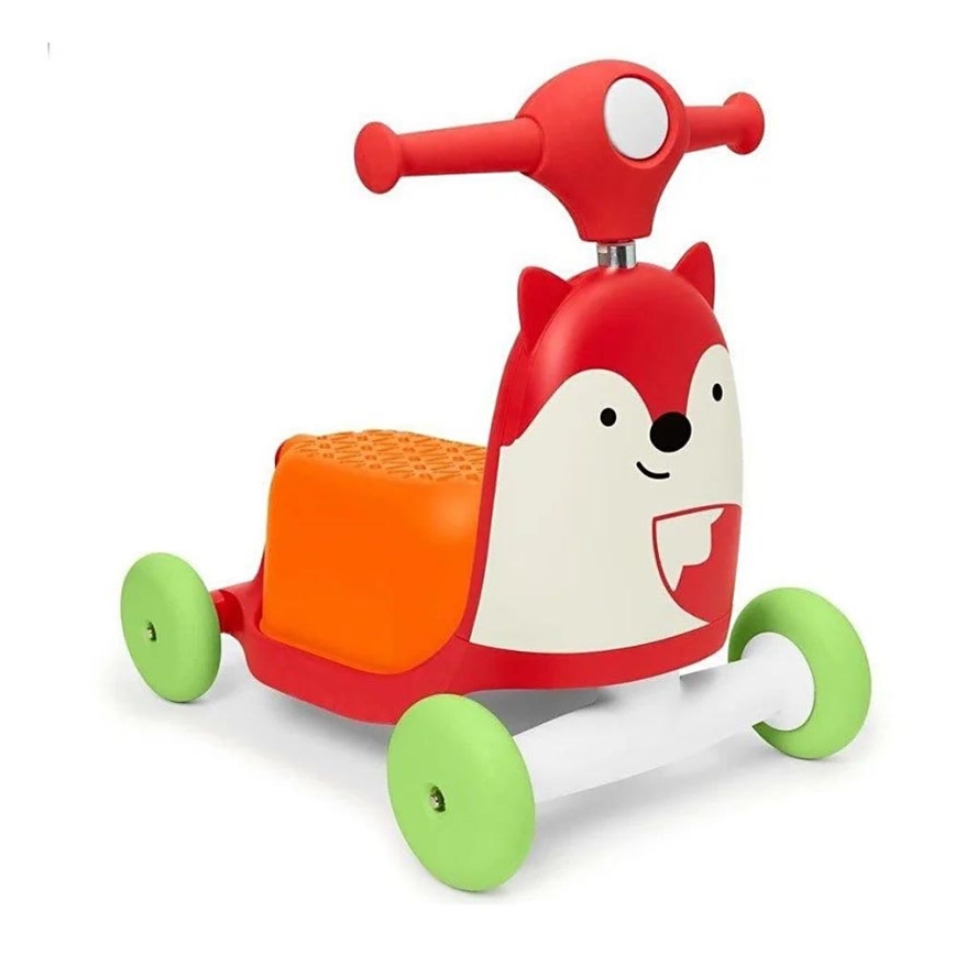 Skip Hop - Bici a spinta 3in1 ZOO volpe 3xAAA