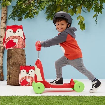Skip Hop - Bici a spinta 3in1 ZOO volpe 3xAAA