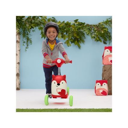 Skip Hop - Bici a spinta 3in1 ZOO volpe 3xAAA