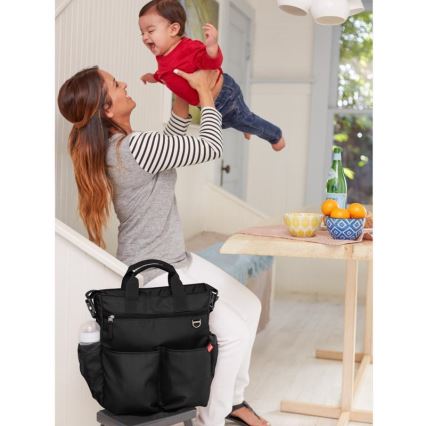 Skip Hop - Borsa fasciatoio per culle DUO SIGNATURE nero