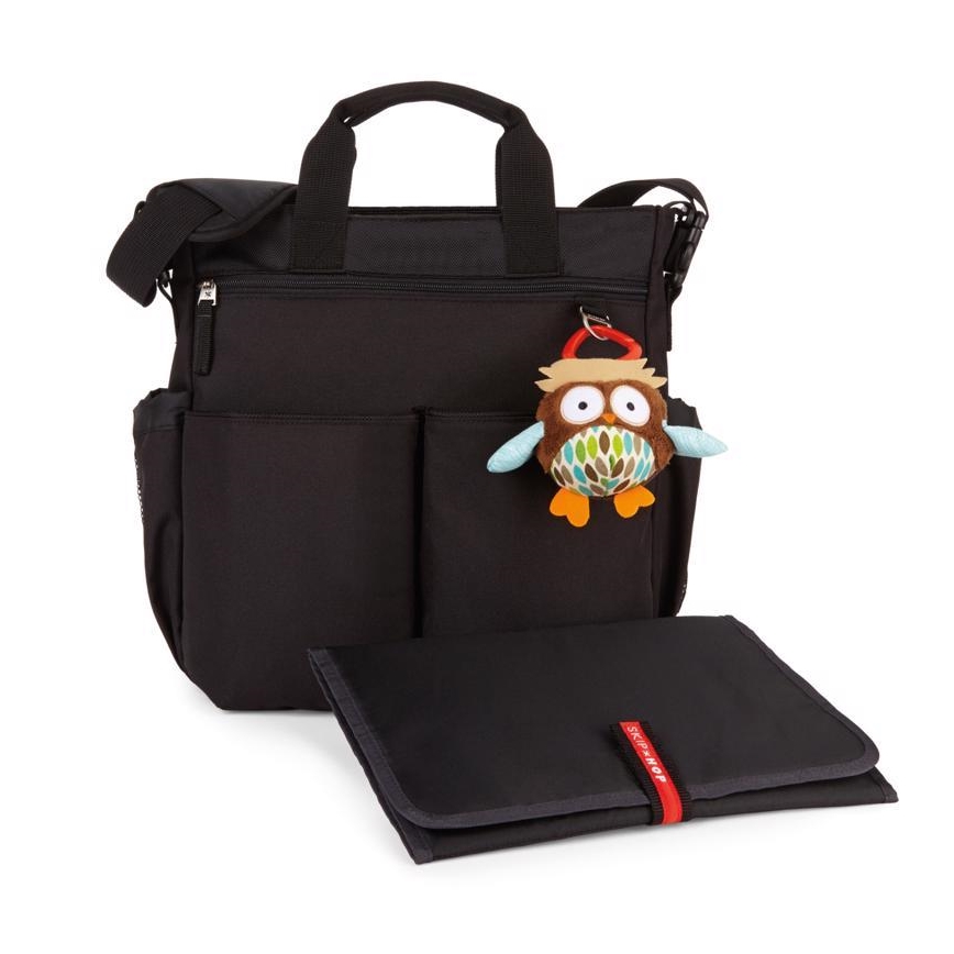 Skip Hop - Borsa fasciatoio per culle DUO SIGNATURE nero