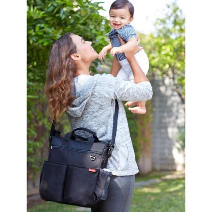 Skip Hop - Borsa fasciatoio per passeggino DUO SIGNATURE nera