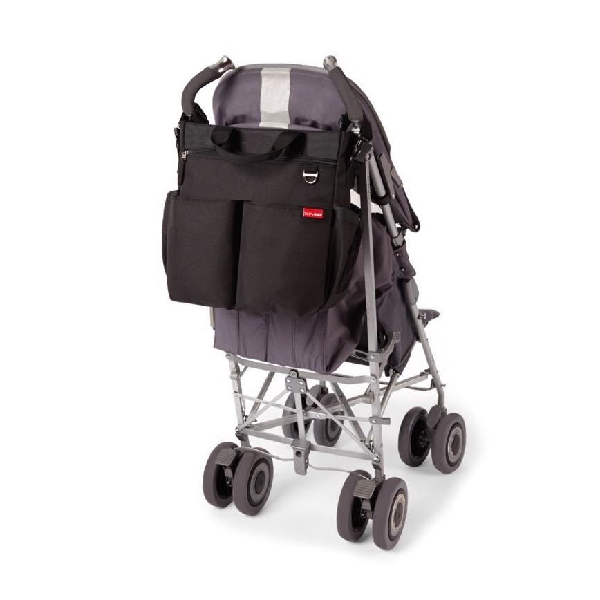 Skip Hop - Borsa fasciatoio per passeggino DUO SIGNATURE nera