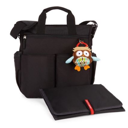 Skip Hop - Borsa fasciatoio per passeggino DUO SIGNATURE nera