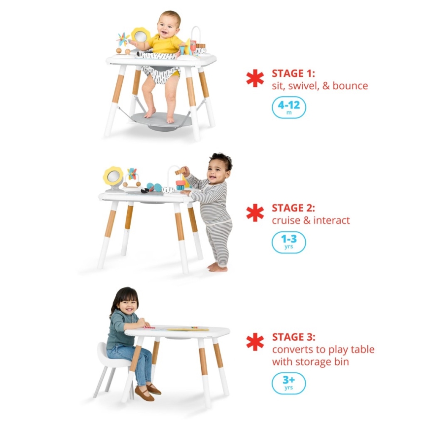 Skip Hop - Centro giochi per bambini 3in1 DISCOVEROSITY 3xAAA