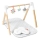 Skip Hop - Coperta per bambini per giocare con il trapezio di legno Fodera CLOUD