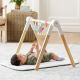 Skip Hop - Coperta per bambini per giocare con il trapezio di legno Fodera CLOUD