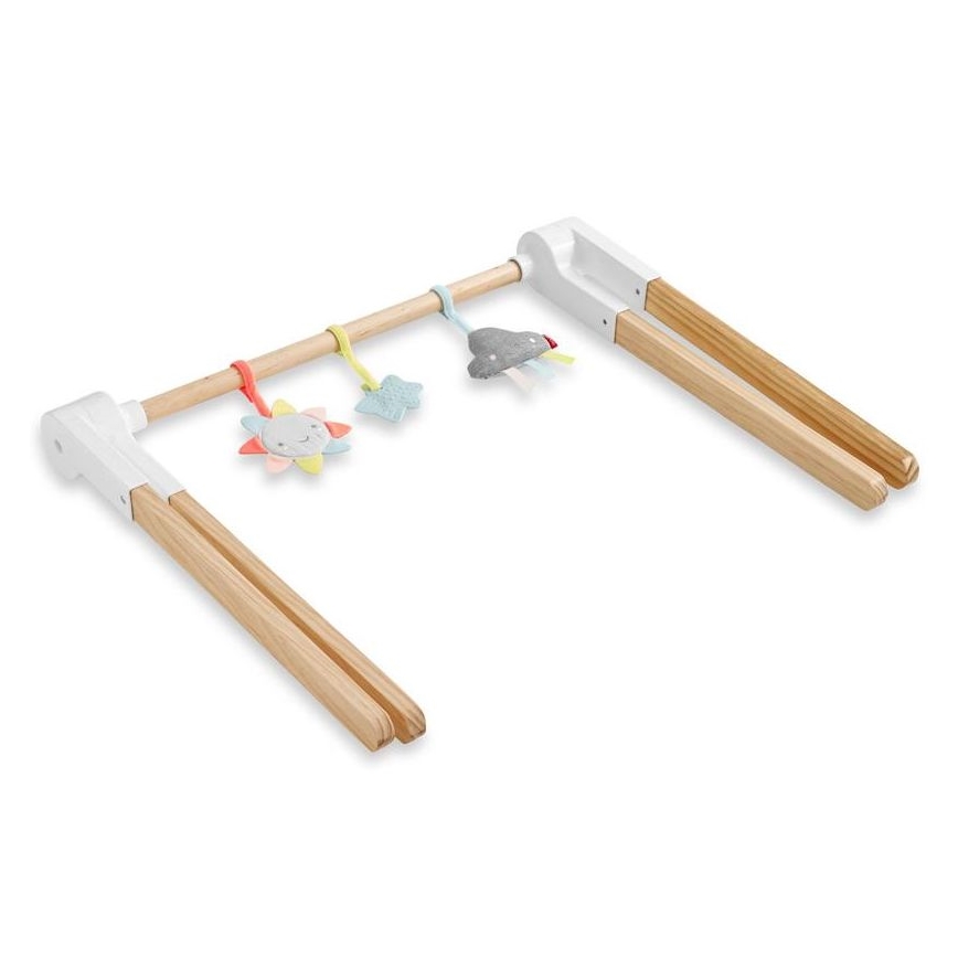 Skip Hop - Coperta per bambini per giocare con il trapezio di legno Fodera CLOUD