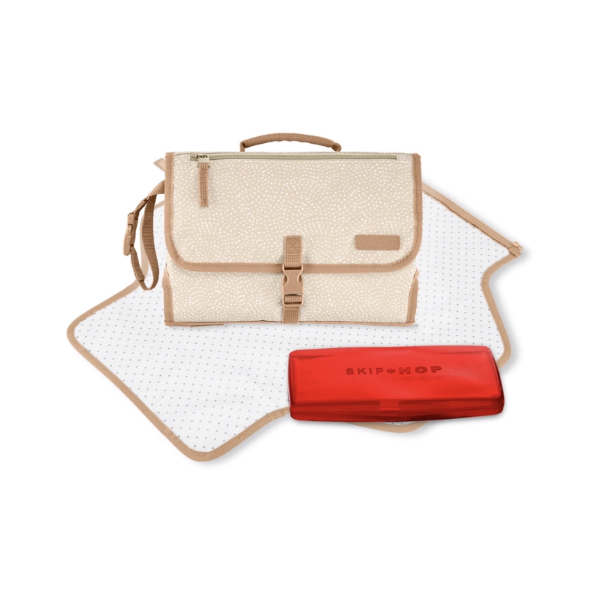Skip Hop - Da viaggio fasciatoio e borsa 2in1 PRONTO beige