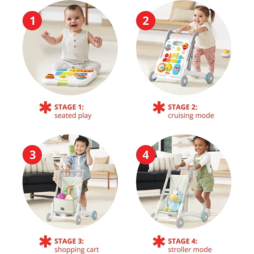 Skip Hop - Passeggino per bambini 4in1 EXPLORE&MORE 3xAA