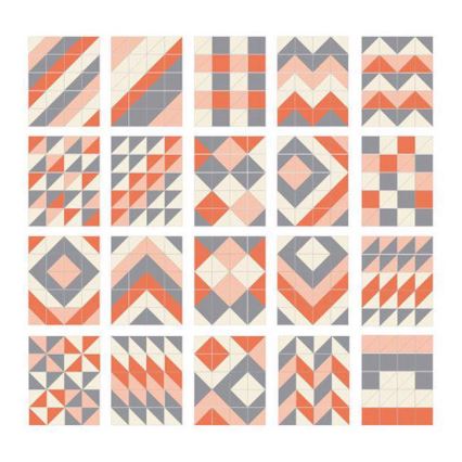 Skip Hop - Puzzle in foam 72pcs grigio/arancio