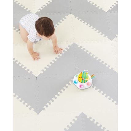 Skip Hop - Puzzle in foam 72pcs grigio/beige