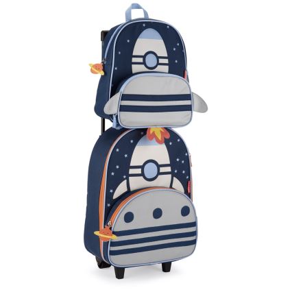 Skip Hop - Valigia da viaggio per bambini SPARK STYLE razzo spaziale