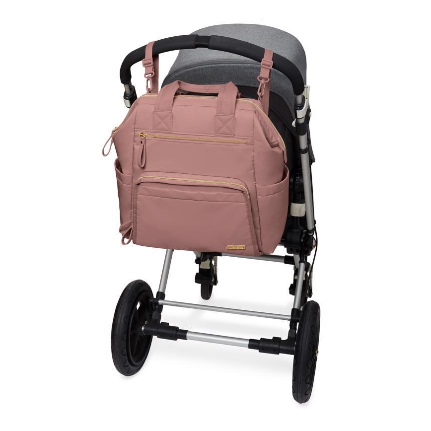 Skip Hop - Zaino fasciatoio per passeggino MAINFRAME Rosa polvere