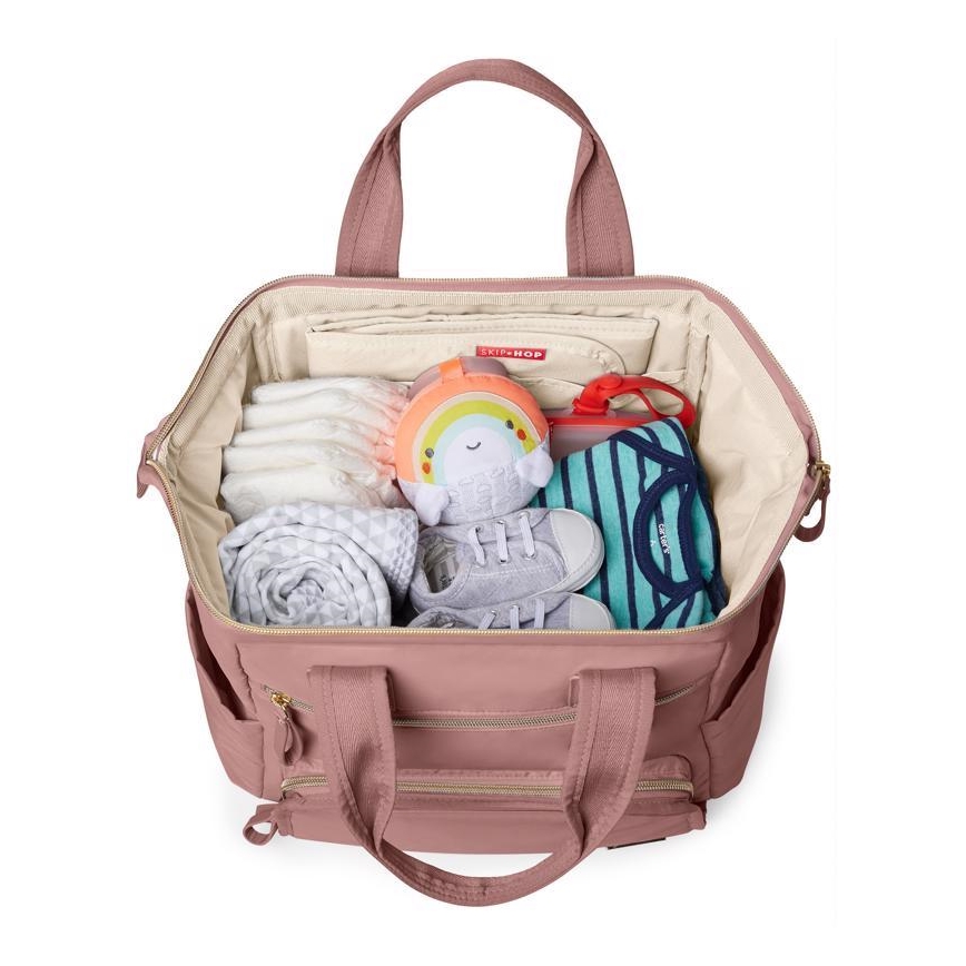Skip Hop - Zaino fasciatoio per passeggino MAINFRAME Rosa polvere