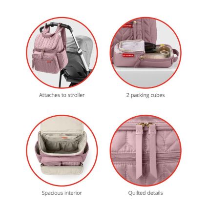 Skip Hop - Zaino fasciatoio per passeggino FORMA Muave Mist