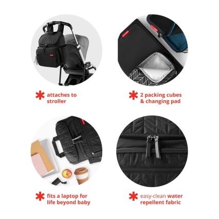 Skip Hop - Zaino fasciatoio per passeggino FORMA Sage