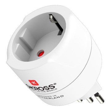SKROSS - Adattatore da viaggio Brasile/Italia/Svizzera 10A