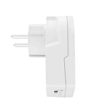 Adattatore da viaggio Europe USB C20PD per stranieri in Repubblica Ceca, USB-C 20W tipo E/F