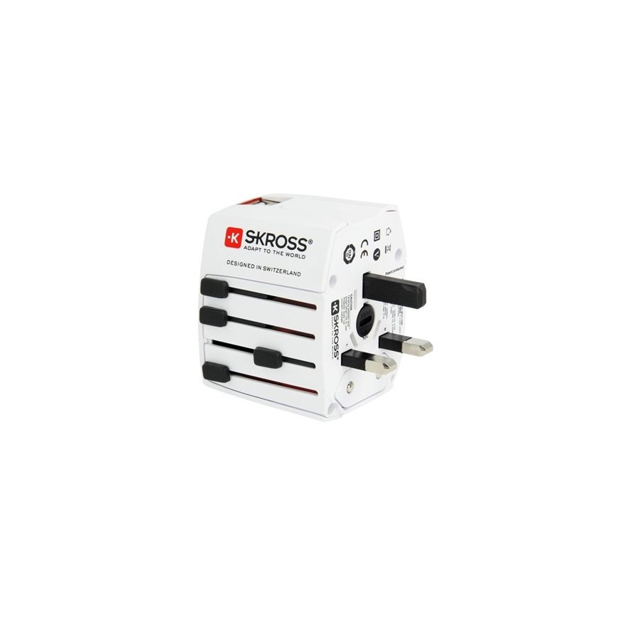 Adattatore da viaggio MUV USB AC USB A+C 15W