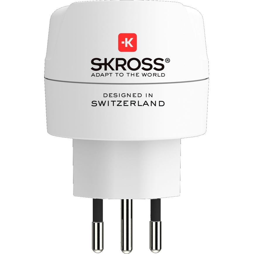SKROSS - Adattatore da viaggio Brasile/Italia/Svizzera 10A