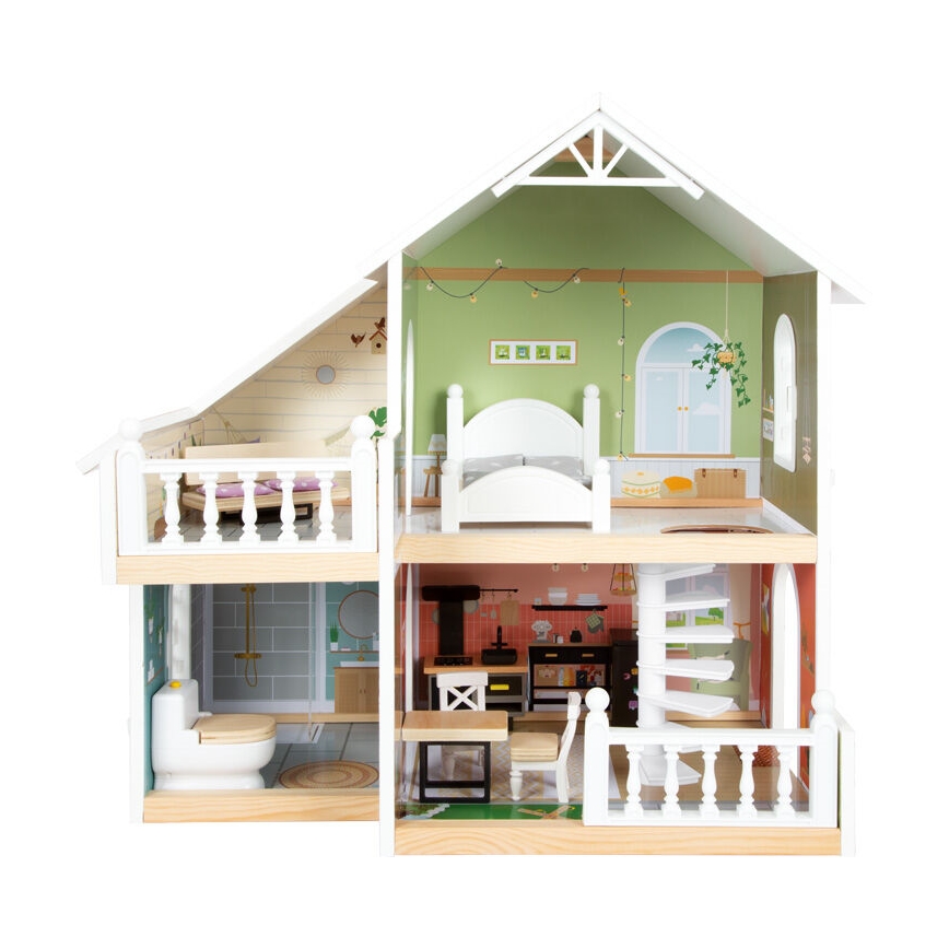 Small Foot - Casa delle bambole in legno Villa