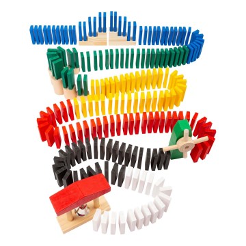 Small foot - Domino di legno rallye 490 pz