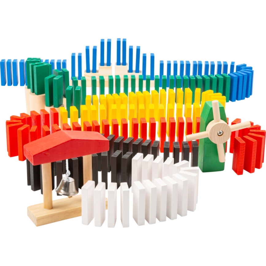 Small foot - Domino di legno rallye 490 pz