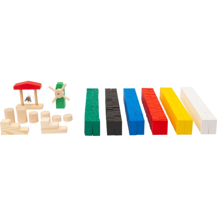 Small foot - Domino di legno rallye 490 pz
