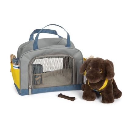 Small Foot - Peluche cane con kit di cura