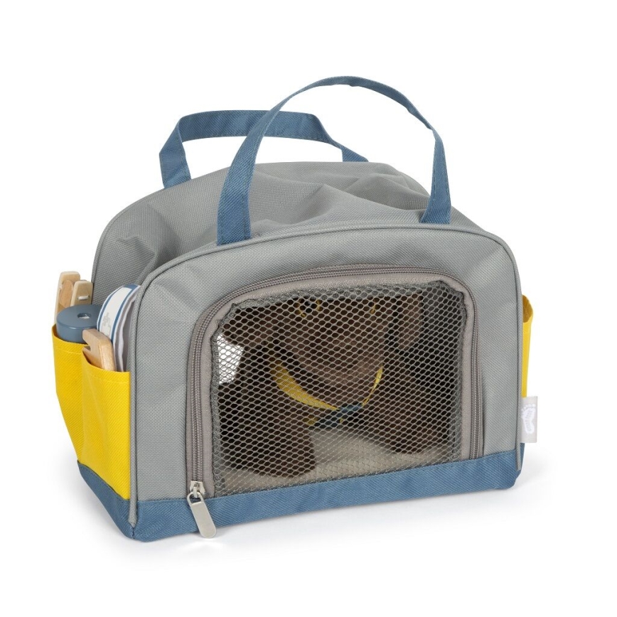 Small Foot - Peluche cane con kit di cura