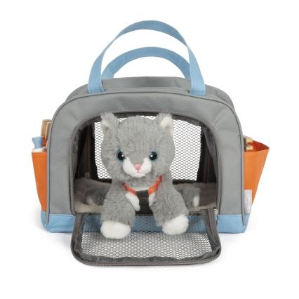 Small Foot - Peluche gatta con kit di cura