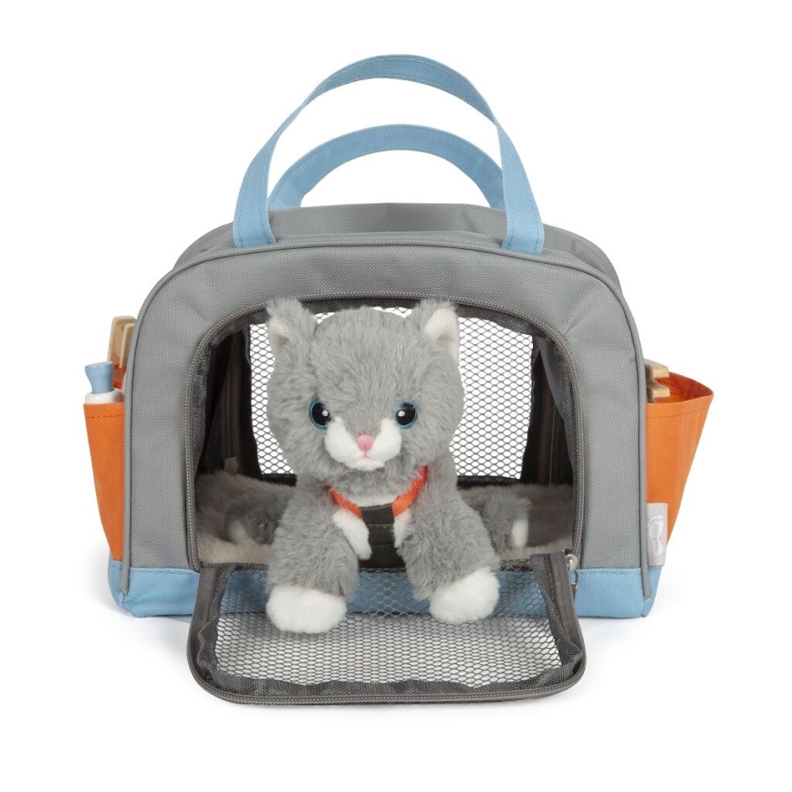 Small Foot - Peluche gatta con kit di cura