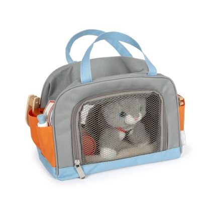 Small Foot - Peluche gatta con kit di cura